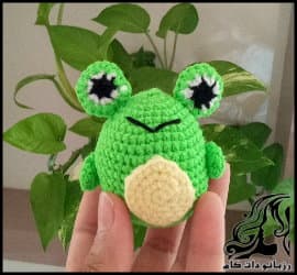 عروسک بافی و آموزش بافت آویز قورباغه کوچک - ittle20Frog20Pendant Doll20Knitting Free20Tutorial 03