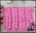 بافتنی و آموزش بافت یک مدل بافت خوشگل و زیبا - knitte20Beautiful20texture20model20tutorial 01