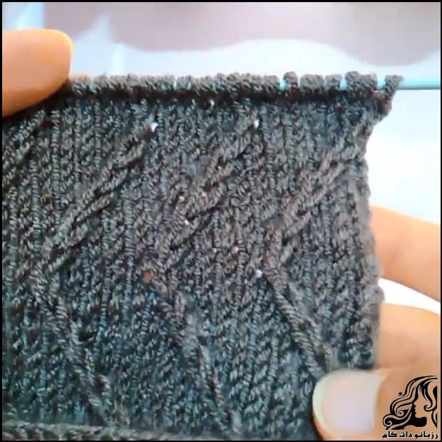 بافتنی و آموزش تبدیل مدل کج راه به جناقی