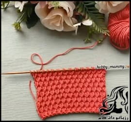 بافتنی و آموزش بافت مدل قلبی کج راه - knitte20Crooked20heart20model20tutorial 01