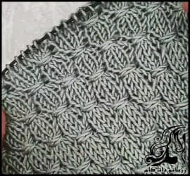 بافتنی و آموزش بافت پیچ گره دار - knitte20Knotted20screw20tutorial 01