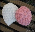 بافتنی و آموزش بافت کلاه بچگانه با بافت سبدی - knitted20Basket20Weave20Baby20Hat20tutorial 01