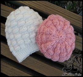 بافتنی و آموزش بافت کلاه بچگانه با بافت سبدی - knitted20Basket20Weave20Baby20Hat20tutorial 01