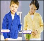 بافتنی و آموزش بافت ژاکت دومیل بچگانه - knitted20Boys20sweater20tutorial 03
