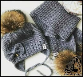 بافتنی و آموزش بافت کلاه دومیل ساده ولی شیک - knitted20Domils20baby20hat20tutorial 01