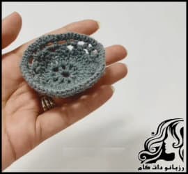 بافتنی و آموزش بافت سبد خشک نقلی برای هفت سین - knitted20Dry20basket20for20Haft20Sin20tutorial 01