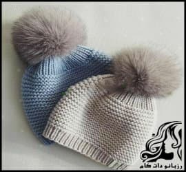 بافتنی و آموزش بافت کلاه نوزادی دومیل - knitted20Dumills20baby20hat20tutorial 01