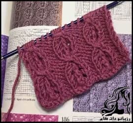 آموزش فارسی بافت مدل پیچ عینکی ژته دار به همراه فیلم - knitted20Eyeglass20screw20tutorial 01