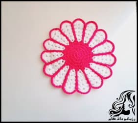 آموزش بافت دستگیره و زیربشقابی به شکل گل - knitted20Handle20in20the20shape20of20a20flower20tutorial 01