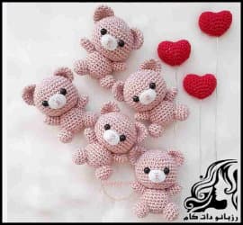 عروسک بافی و آموزش بافت عروسک خرس کوچولو - knitted20Little20bear20doll20tutorial 01