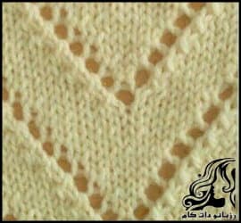 بافتنی و آموزش بافت پترن هفت - knitted20Pattern20seven20tutorial 01