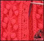 بافتنی و آموزش بافت پترن شاخه نخود - knitted20Pea20branch20pattern20tutorial 01