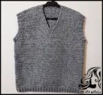 بافتنی و آموزش بافت جلیقه ساده با قلاب - knitted20Simple20vest20tutorial 01