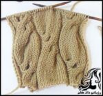 بافتنی و آموزش بافت پترن سه پیچ - knitted20Three20screw20pattern20tutorial 02