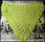 بافتنی و آموزش بافت اشارپ زنانه لوزی - knitted20Womens20diamond20necklace20tutorial 01