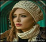 بافتنی و آموزش مدل بافت کلاه شیک زنانه - knitted20Womens20hat20texture20model20tutorial 01