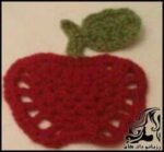 بافتنی و آموزش بافت اپلیکه سیب - knitted20apple20applique20tutorial 02