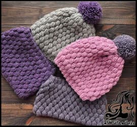 بافتنی و آموزش بافت کلاه ذرتی شیک و زیبا - knitted20corn20hat20tutorial 02