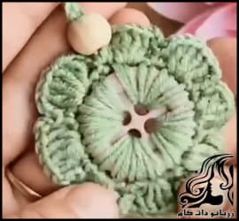 بافتنی | آموزش گام به گام بافت آویز فانتزی - knitted20fancy20pendant20tutorial 01