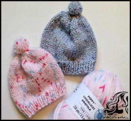 آموزش بافت کلاه برای نوزادان تازه متولد شده - knitting newborn hats 05 compressor