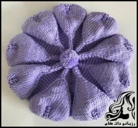 بافتنی و آموزش بافت کلاه نه پر - knitting20920feather20hat20tutorial 04