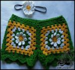 بافتنی و آموزش بافت شورت مربعی خوشگل و دوست داشتنی - knitting20Squared20Shorts20tutorial 01