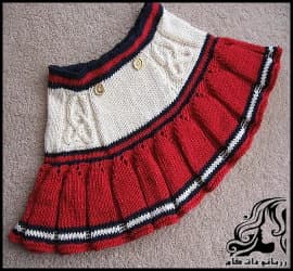 بافتنی و آموزش بافت دامن چین دار دخترانه - pleated20skirt20for20girls 01