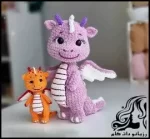آموزش رایگان بافت عروسک اژدها نماد سال 1403 - rochet20Dragon20Dolls20Symbol20140320tutorial 01