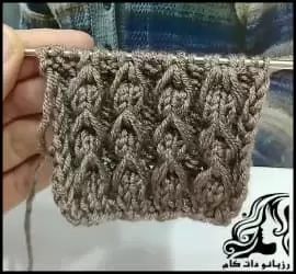 راهنمای گامبهگام بافت پترن ساده و شیک - rochet20Simple20and20stylish20pattern20tutorial 01