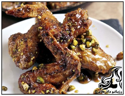 طرز تهیه خوراك مرغ و پسته - rozbano 03 18