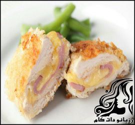 طرز تهیه کوردن بلو آمریکایی - rozbano 104 1 1