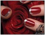 نمونه های فرنچ ناخن زیبا و جذاب سال 1396 - rozbano 104 9