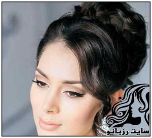 شیک ترین مدلهای شینیون عروس - rozbano 110