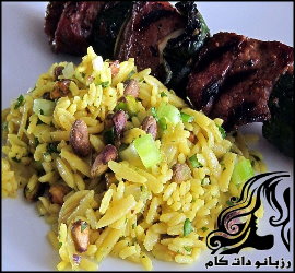 طرز تهیه پسته پلو - rozbano 111 1 1