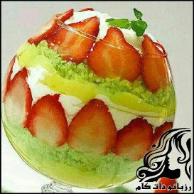 نحوه تهیه ترایفل توت فرنگی - rozbano 112 1 2