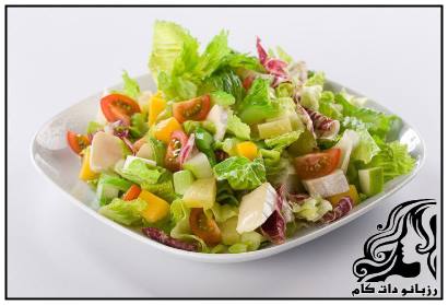 طرز تهیه سالاد فانتزی - rozbano 112 14