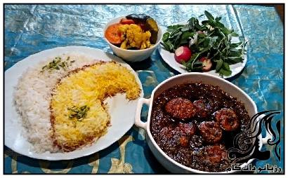 طرز تهیه قلیه مرغ - rozbano 114 16