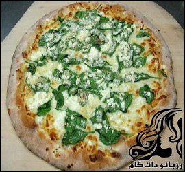 طرز تهیه پیتزا اسفناج با سبزیجات - rozbano 118 1