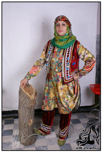 راهنمای دوخت لباس محلي زنان لرستاني - rozbano 122 5