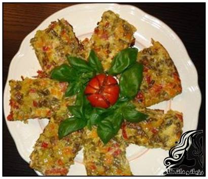 طرز تهیه کوکو رنگی - rozbano 125 13