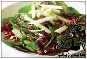 طرز تهیه سالاد فصل رژیمی - rozbano 125
