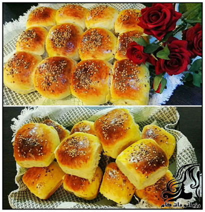 آموزش تهیه نان ماست - rozbano 126 15
