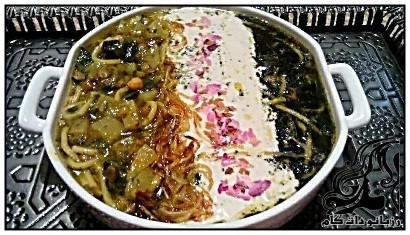 طرز تهیه آش رشته (با چغندر قند سفید) - rozbano 127 14