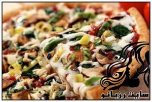 طرز تهیه پیتزایی رژیمی و کم کالری - rozbano 127