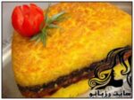 نحوه ی تهیه ته چین مرغ و بادمجان - rozbano 129