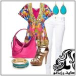 ست کردن لباس تابستانی با شلوار جین سفید - rozbano 132 3 1