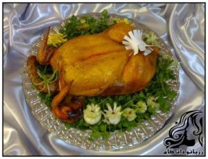 طرز تهیه مرغ شکم پر - rozbano 136 17