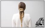 راهنمای بافت مو مدل تیغ ماهی و گل بسیار زیبا - rozbano 137 18