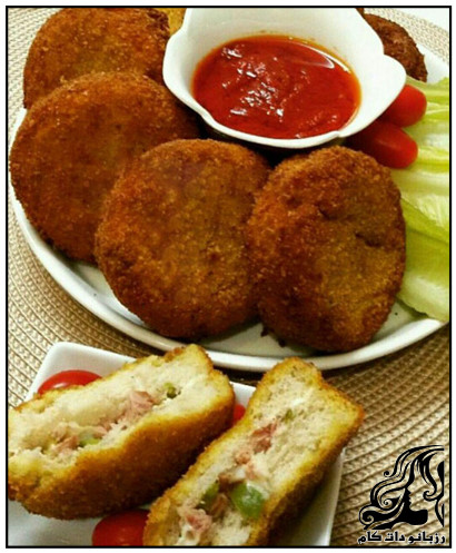 نحوه تهیه نان تست شکم پر - rozbano 145 9