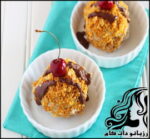 طرز تهیه بستنی سرخ شده - rozbano 148 1